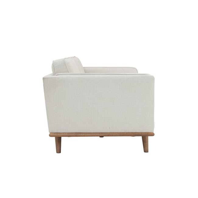 Carter 3 Seater Sofa - Cocoa, Light Beige (Scratch Resistant Fabric) - 7