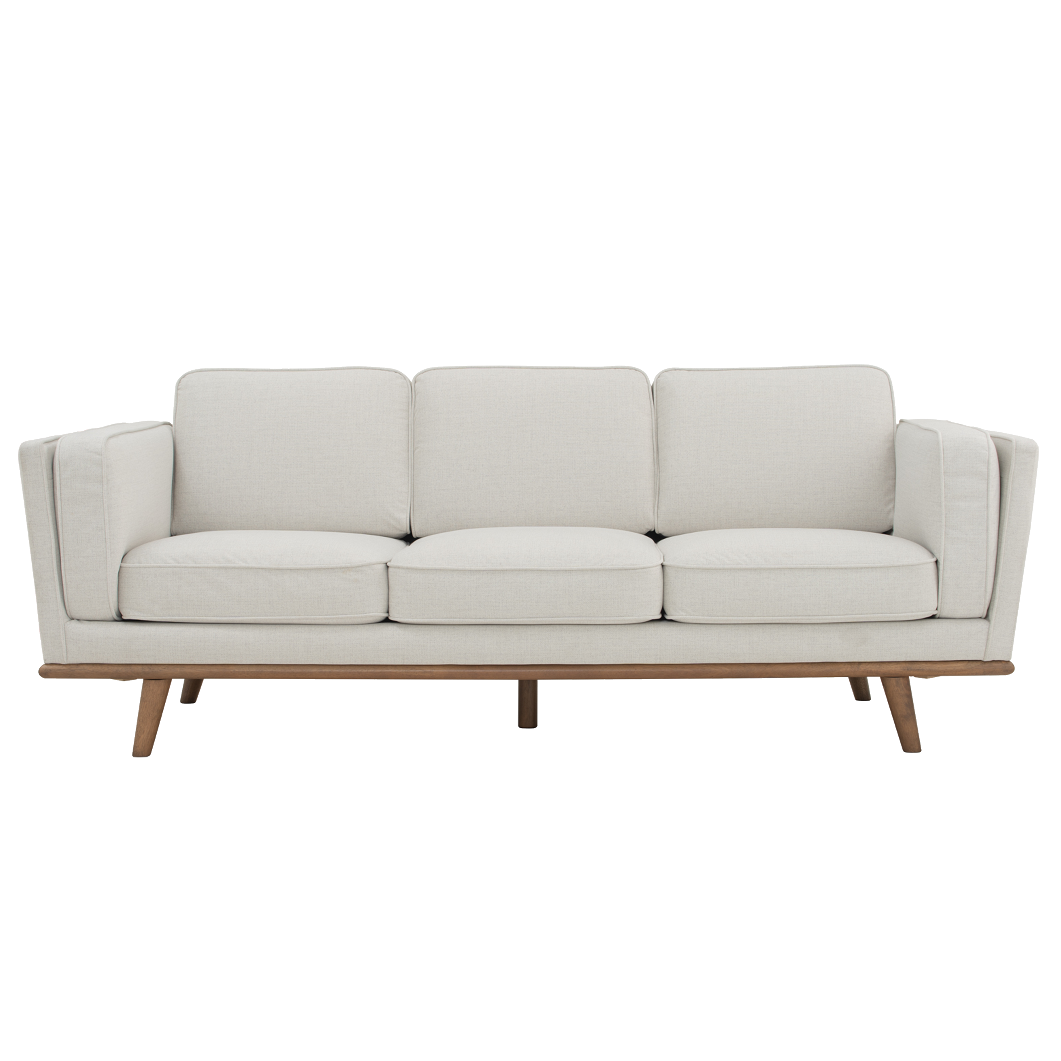 Carter 3 Seater Sofa - Cocoa, Light Beige (Pet Friendly)