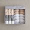 Hayley Wardrobe Storage Case 13 Compartments - Cream - 3