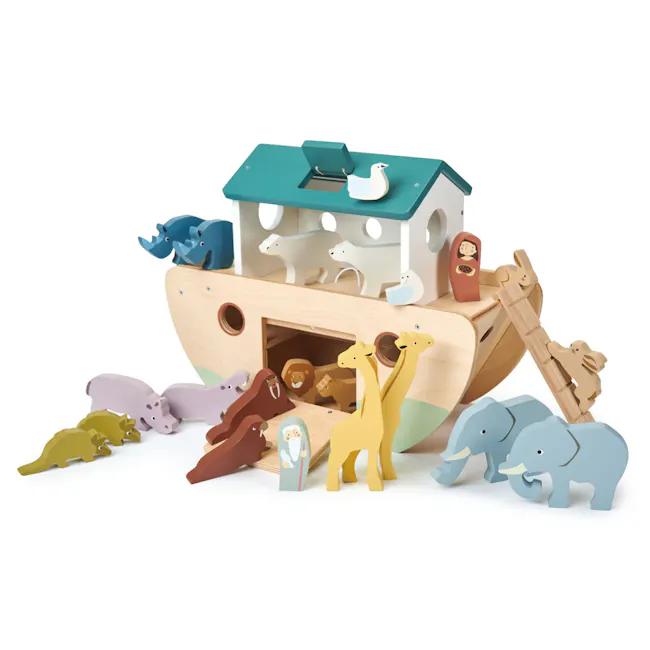 Tender Leaf Toys Noah's Wooden Ark - 1