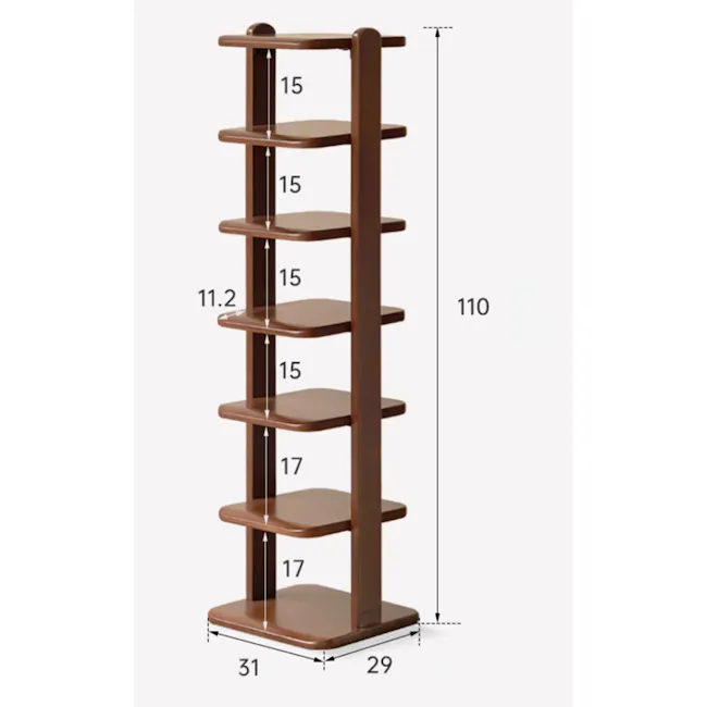 Gunner 7-Tier Shoe Rack - 7