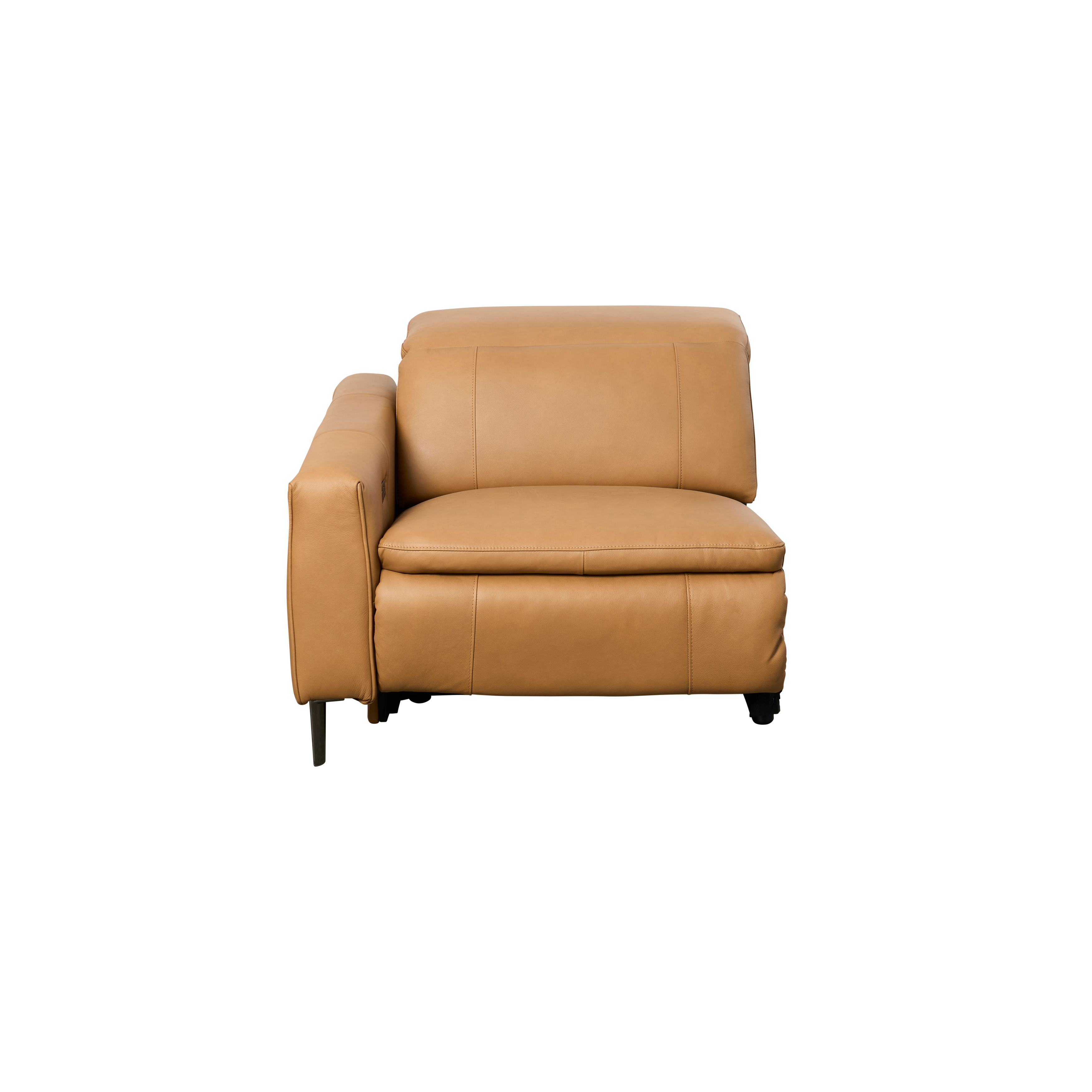 Clyde Left Arm Power Recliner Unit - Oslo Tan (Top Grain Leather)