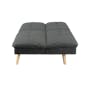 Jen Sofa Bed - Charcoal (Eco Clean Fabric) - 11