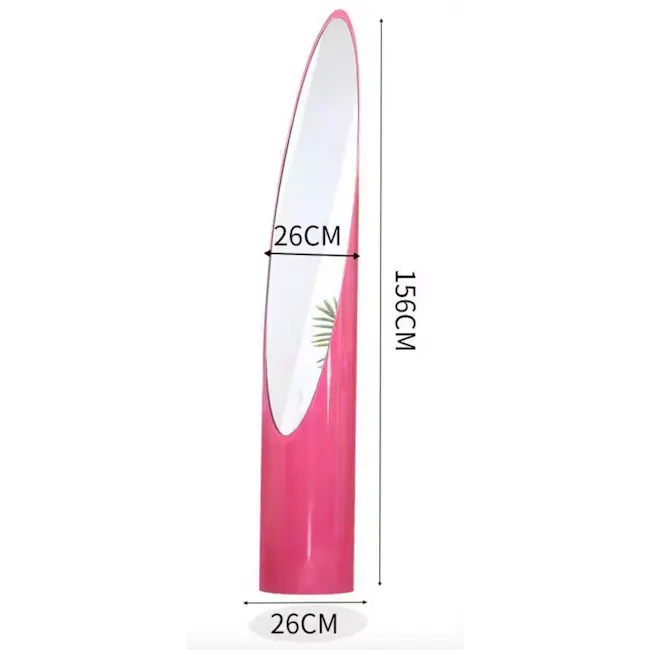 Pillar Standing Mirror - White - 13