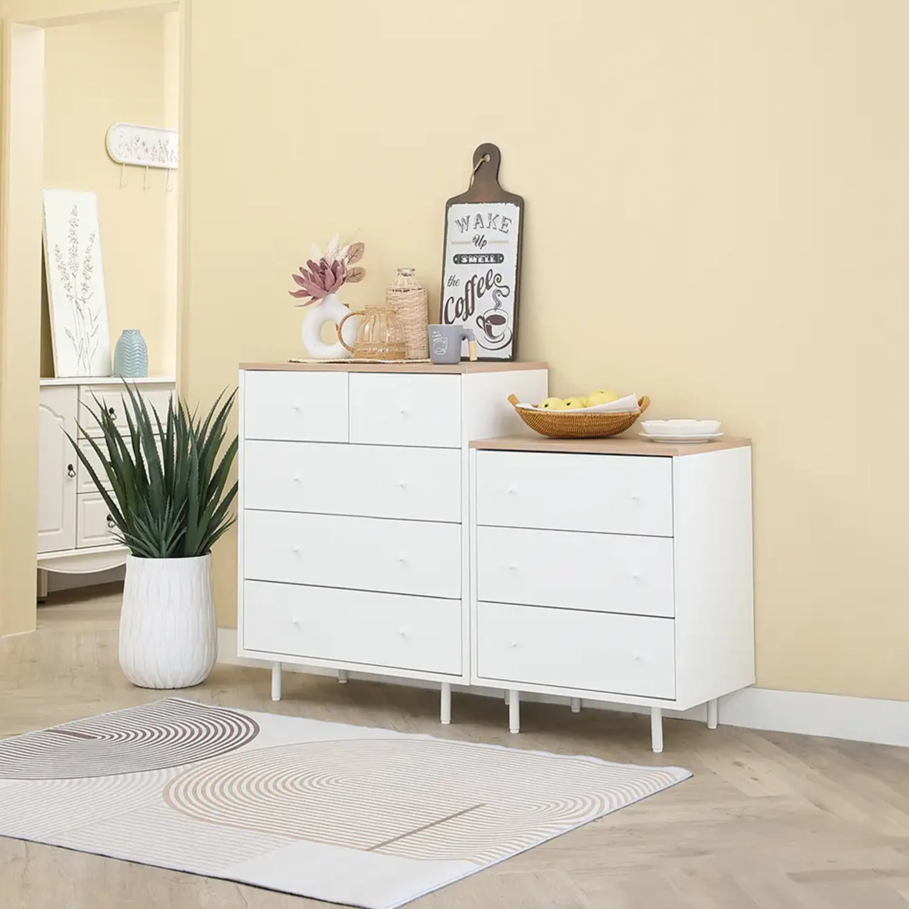 Madeline Modular 3 Drawer Chest 0.6m - 7