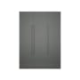 Lucca 3 Door Wardrobe 7 - Graphite Linen - 1