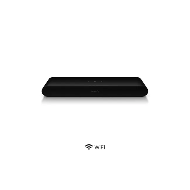 Sonos Ray - Black - 1 - Sonos wireless stereo system, Sonos smart speaker, Sonos wireless audio adapter, Sonos wireless