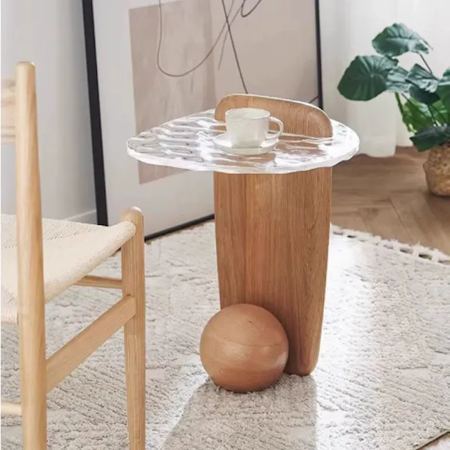 Attic Side Table - Oak - 7