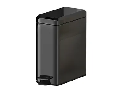 Jerry Pedal Waste Bin 6L - Titanium Black