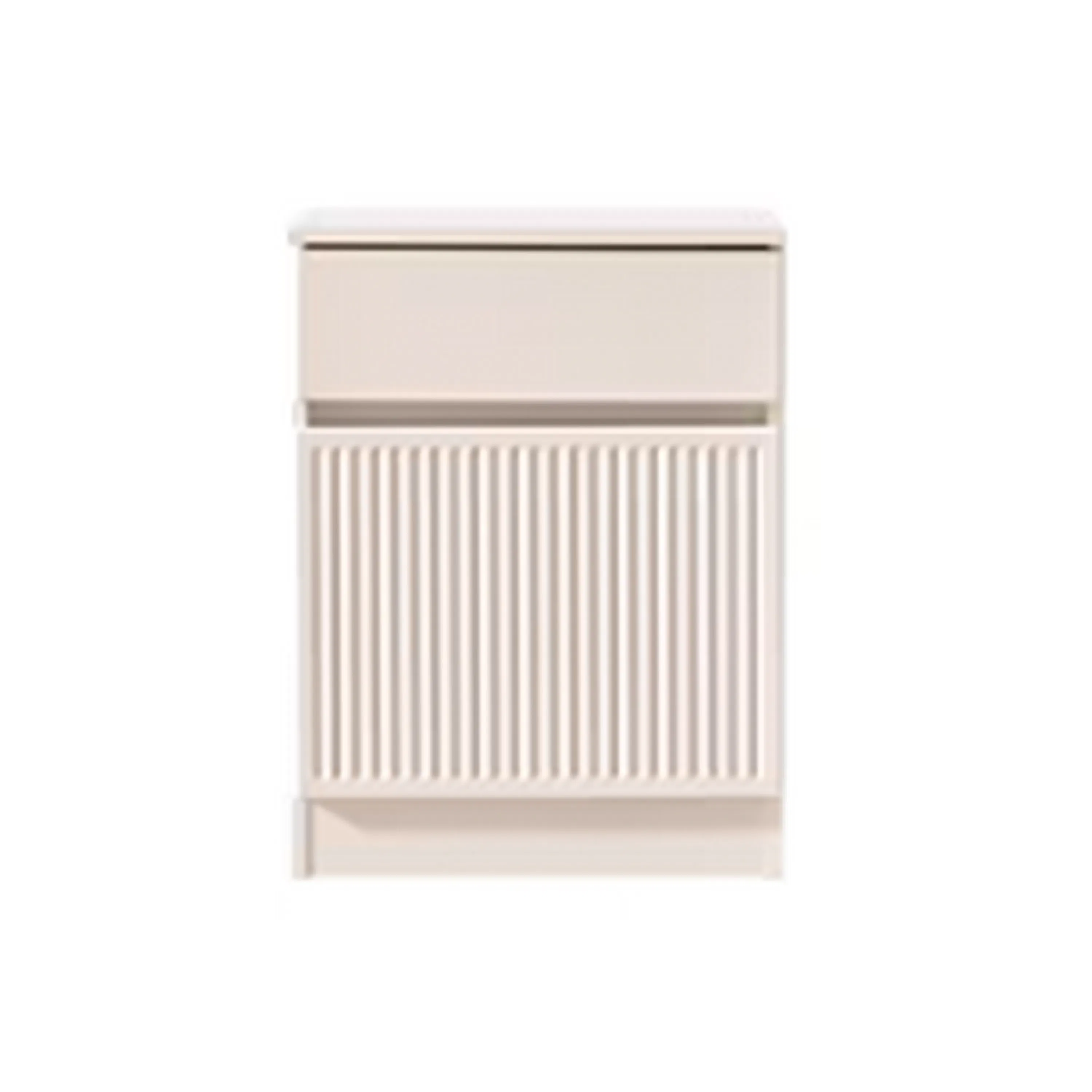 (As-is) Wynn Bedside Table - Cream White - 3 - 15