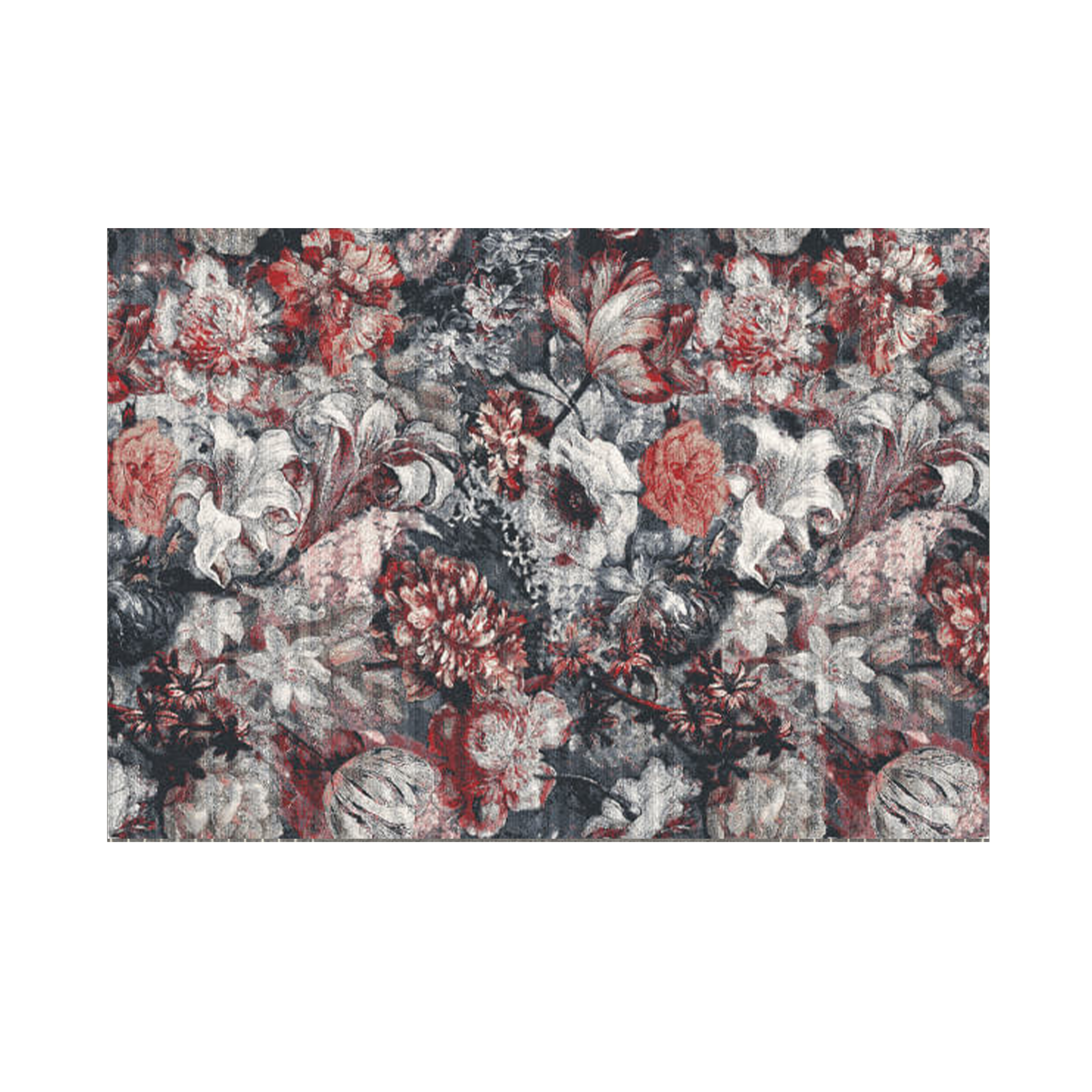 Bohemia Low Pile - Dark Flora (2 Sizes)