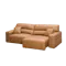Forte 4 Seater Power Sliding Extension Sofa - Oslo Tan (Top Grain Leather) - Zero Wall
