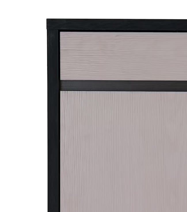 Harvey 2 Door Shoe Cabinet - Grey - 3