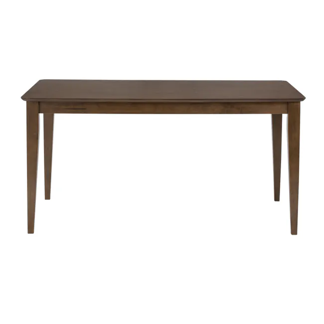 Adriel Dining Table 1.5m - Cocoa - 4 - Wooden table, minimalist design, dark finish, rectangular shape, four legs, sturdy