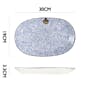 Table Matters Kori 12 inch Oval Shaped Plate - 2