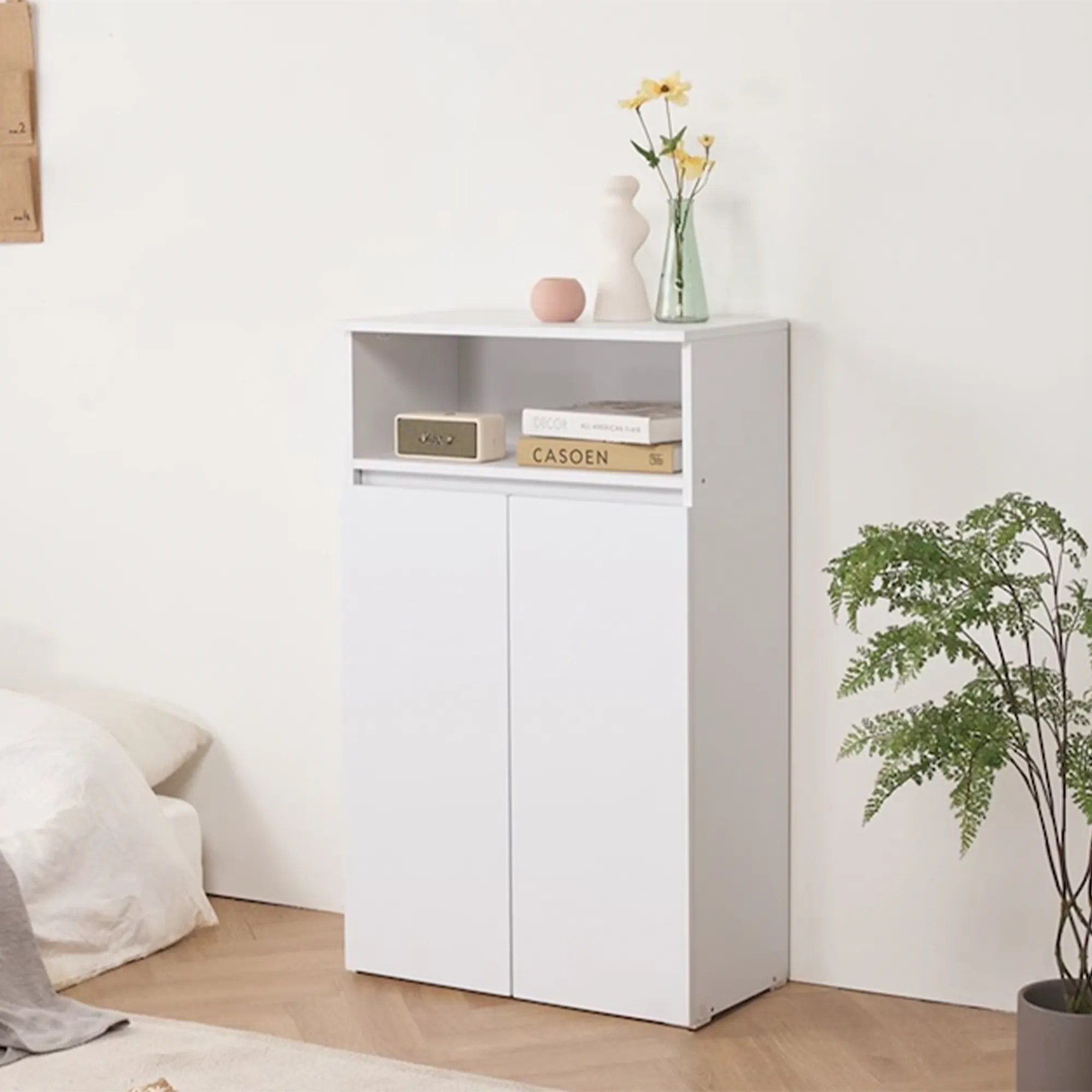 (As-is) Muse Tall Cabinet 0.6m - White - 4 - 9