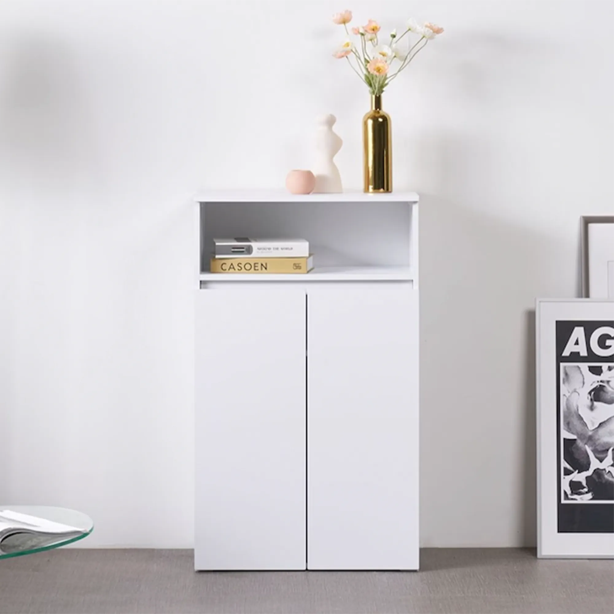 (As-is) Muse Tall Cabinet 0.6m - White - 5 - 10