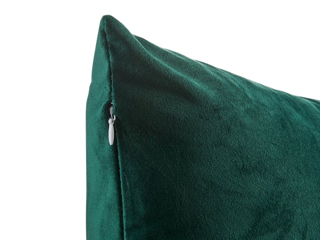 Alyssa Velvet Cushion Cover - Emerald - 3