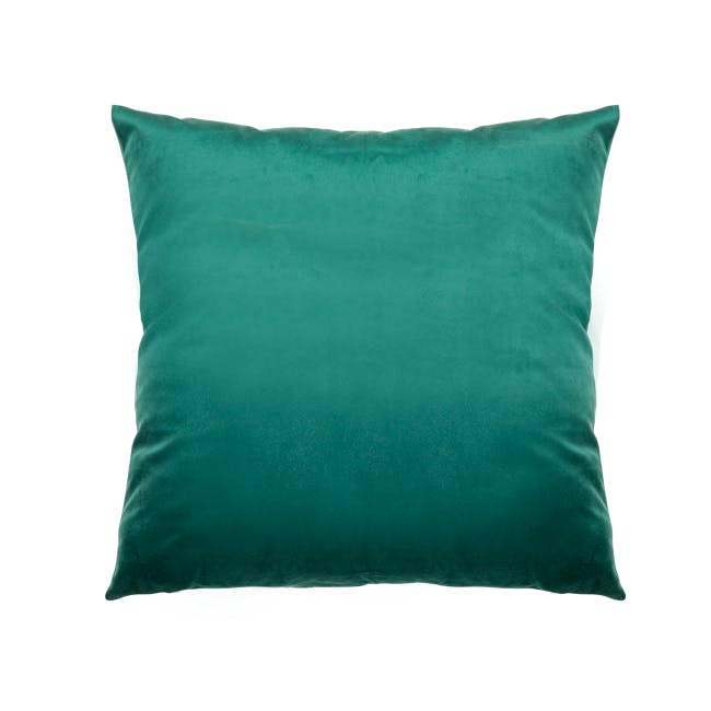 Alyssa Velvet Cushion - Emerald - 0