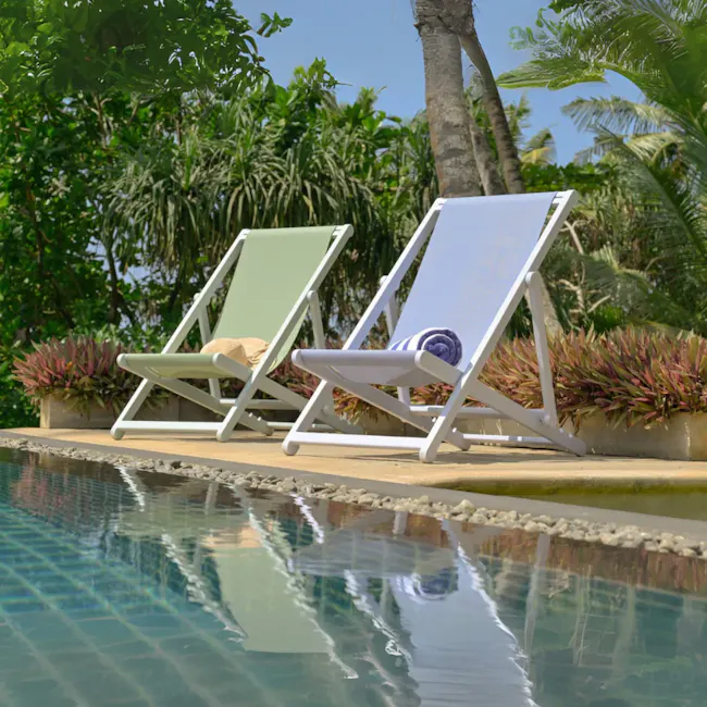 (As-is) Nap Hammock Foldable Lounge Chair - Beige - 10