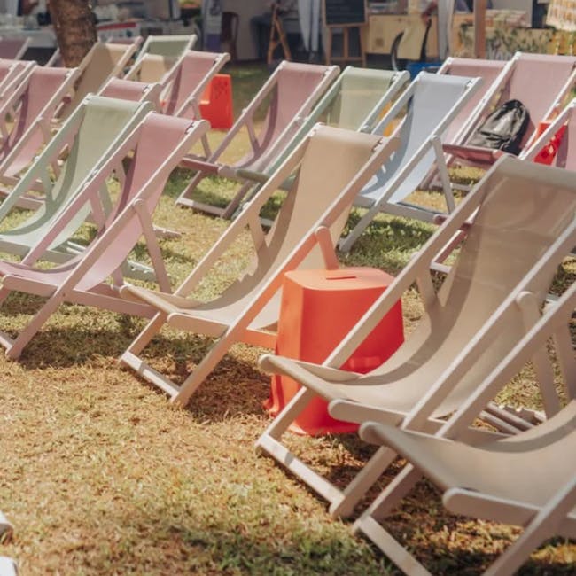 Nap Hammock Foldable Lounge Chair - Beige - 17