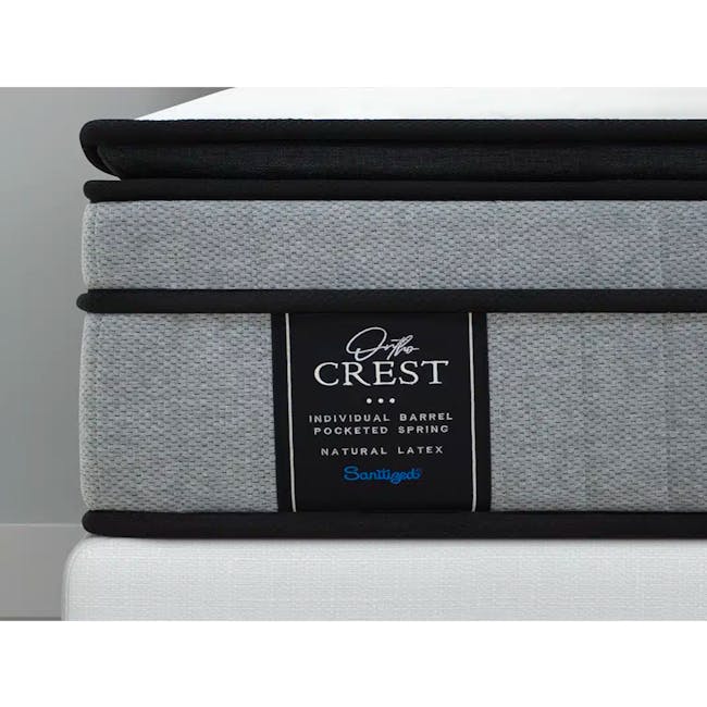 MaxCoil Ortho Crest  Pocketed Spring 37cm Mattress (4 Sizes) - 4