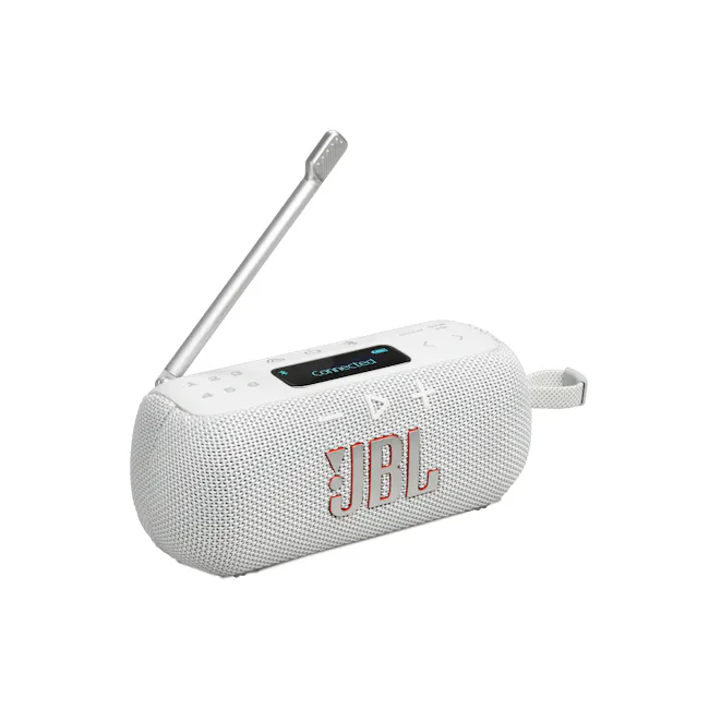 JBL Tuner 3 Portable Bluetooth Speaker with FM Radio - White - 1