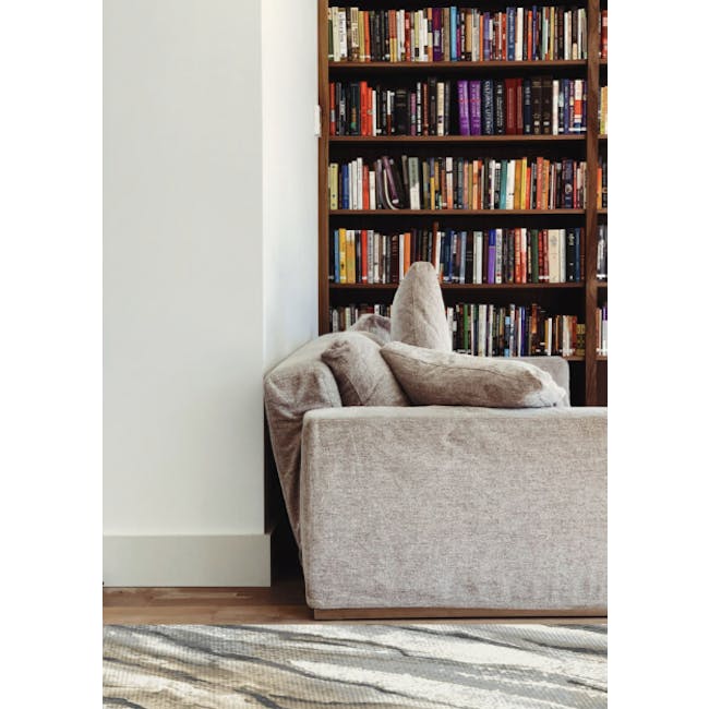 Valentino High Pile Rug - Grey Marble (3 Sizes) - 5