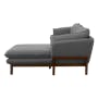 Tate L-Shaped Sofa - Charcoal Grey - 2