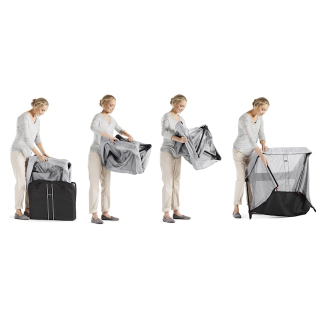 Baby Bjorn Travel Cot Light - Silver - 7