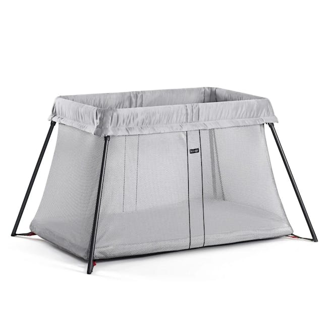Baby Bjorn Travel Cot Light - Silver - 1