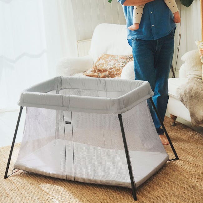 Baby Bjorn Travel Cot Light - Silver - 5