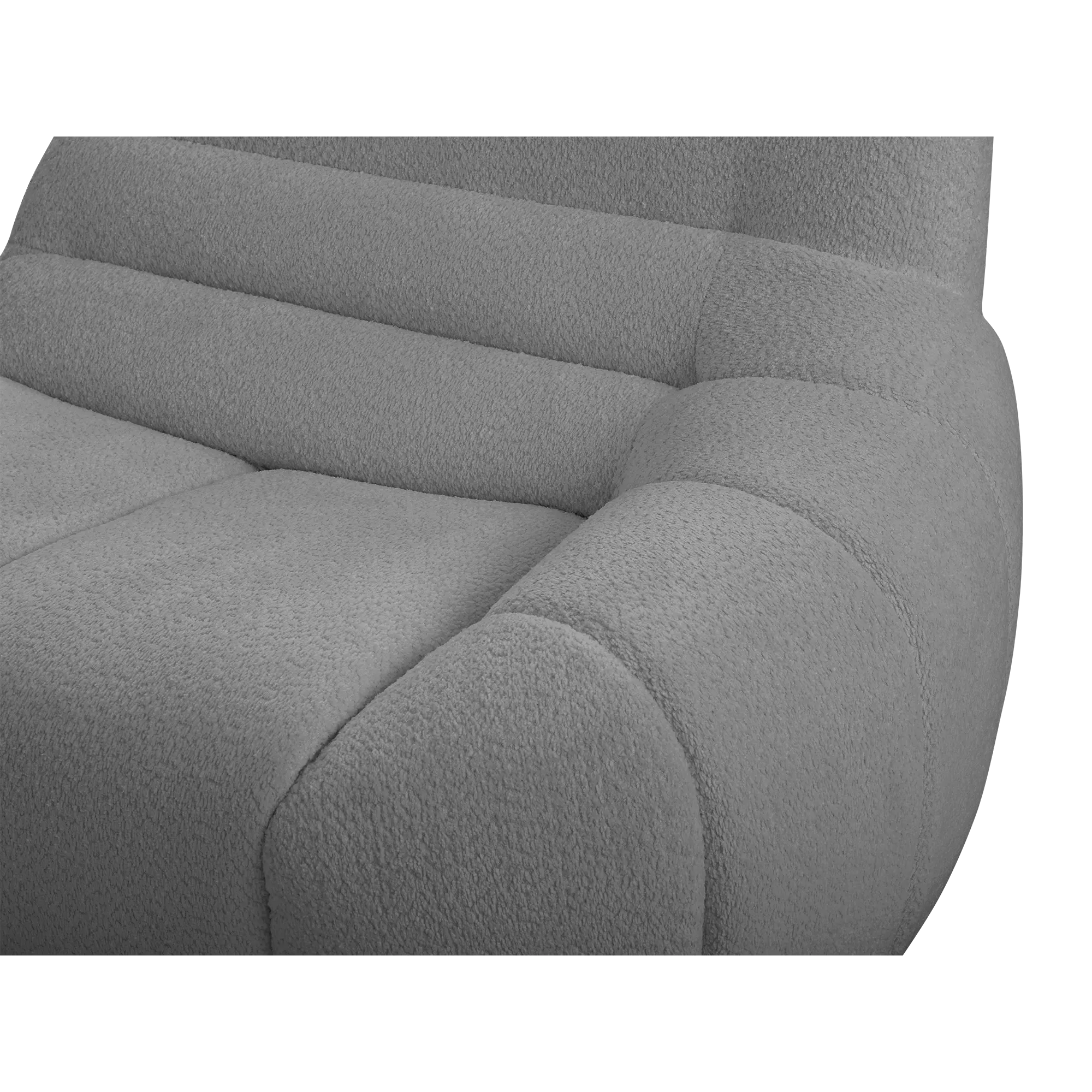Tara 3 Seater Corner Extended Sofa - Dark Grey - 26