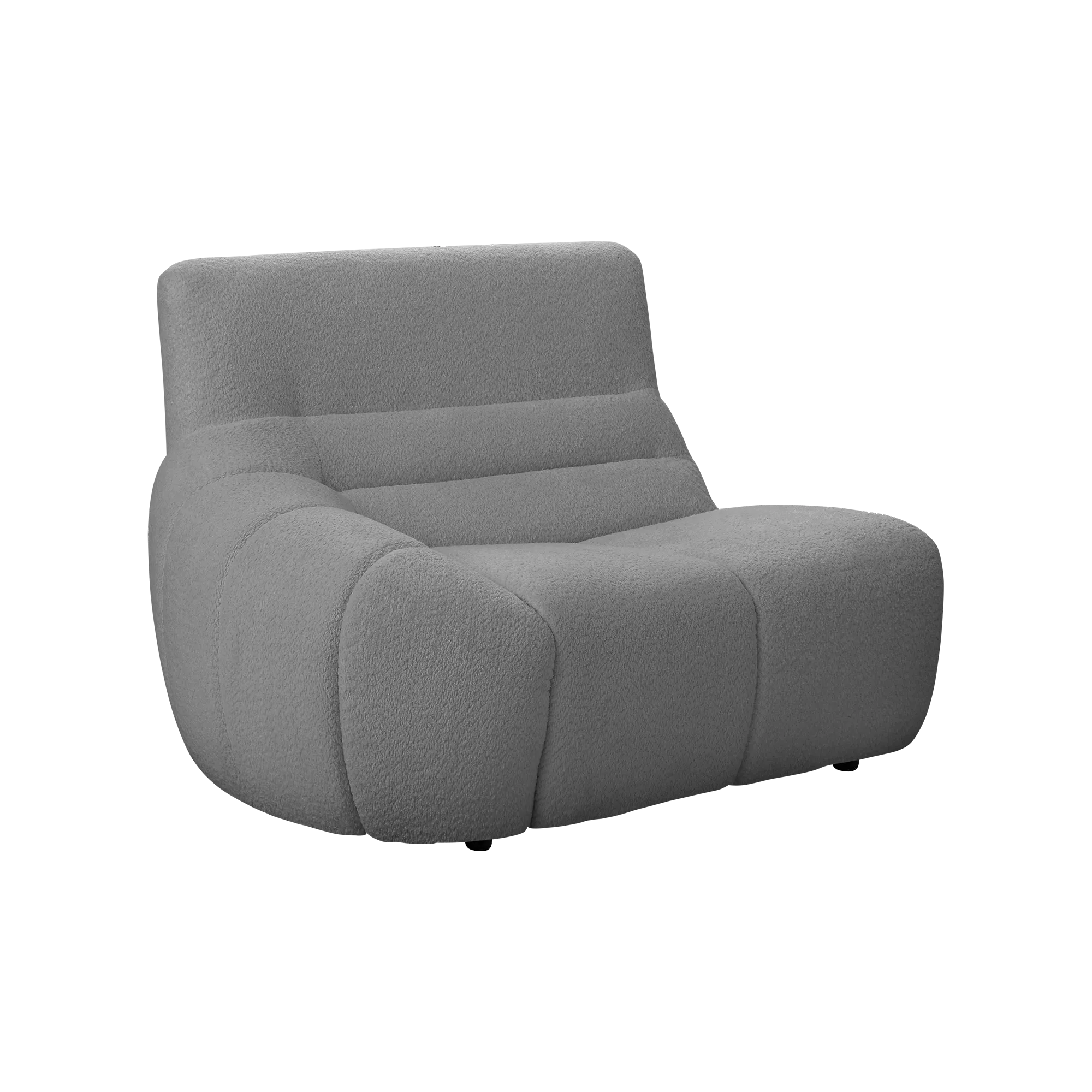 Tara 3 Seater Corner Extended Sofa - Dark Grey - 27