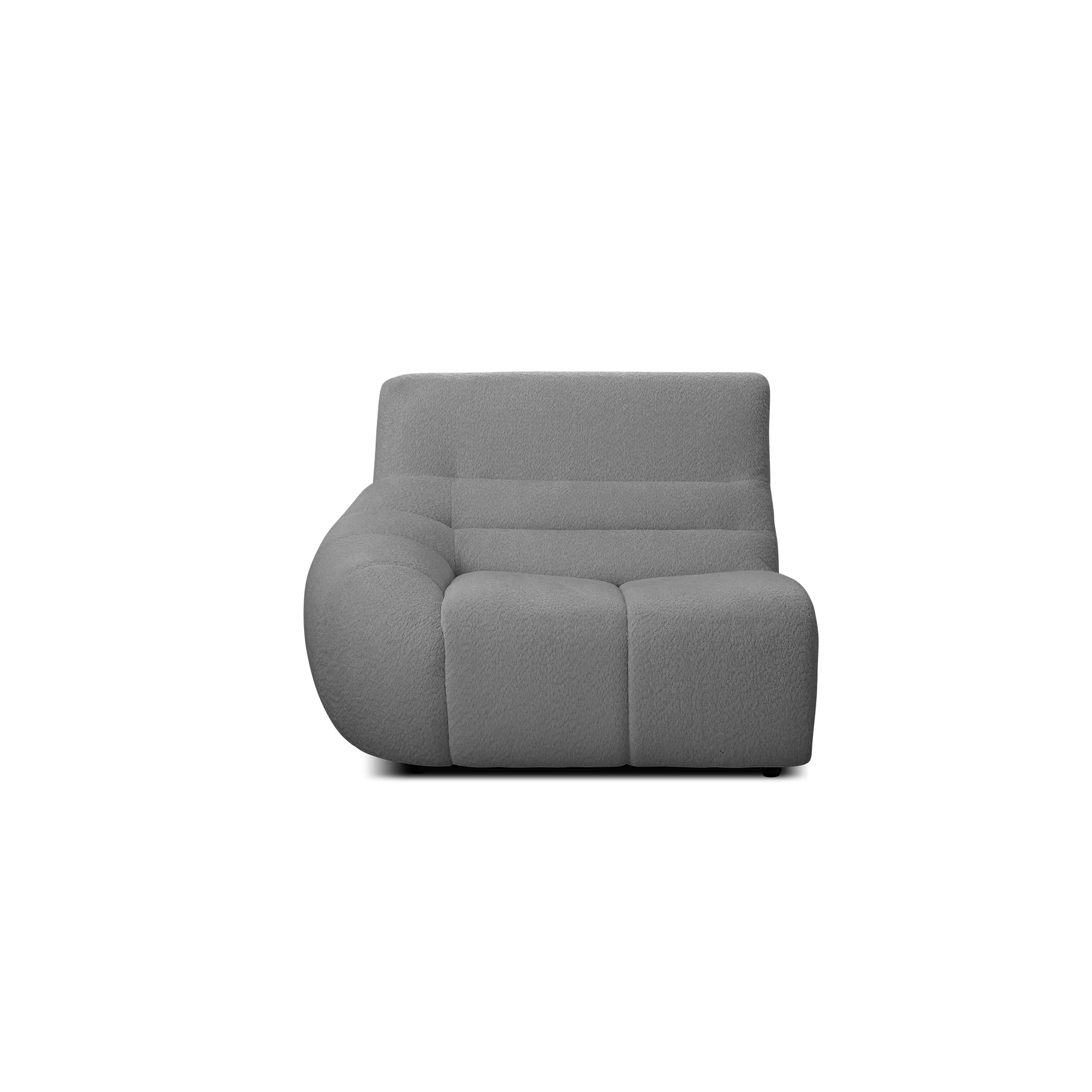 Tara 4 Seater Corner Extended Sofa - Dark Grey - 16