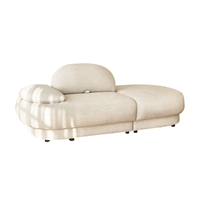 Hara 3 Seater Adjustable Chaise Sofa - 49