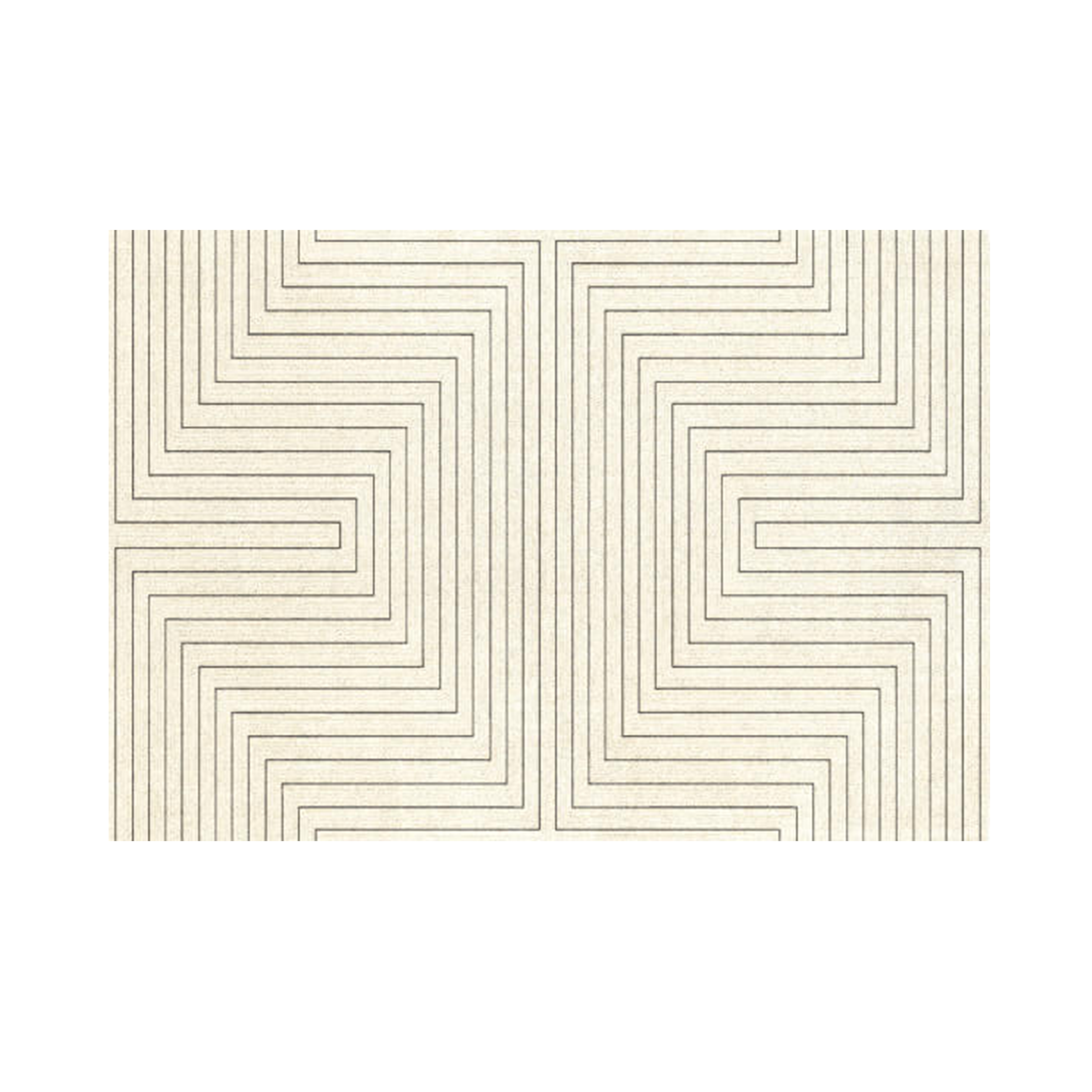 Fjord High Pile Rug - Light Symmetry (2 Sizes)