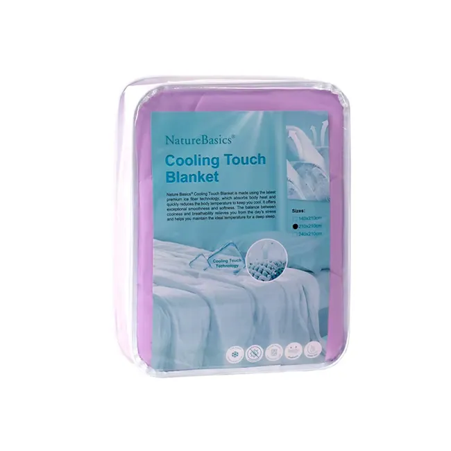 Nature Basics Cooling Touch Blanket - Purple (3 Sizes) - 4