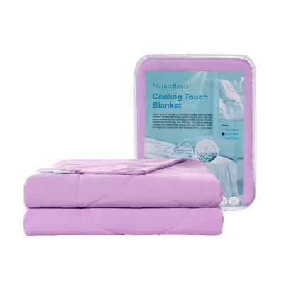 Nature Basics Cooling Touch Blanket - Purple (3 Sizes)
