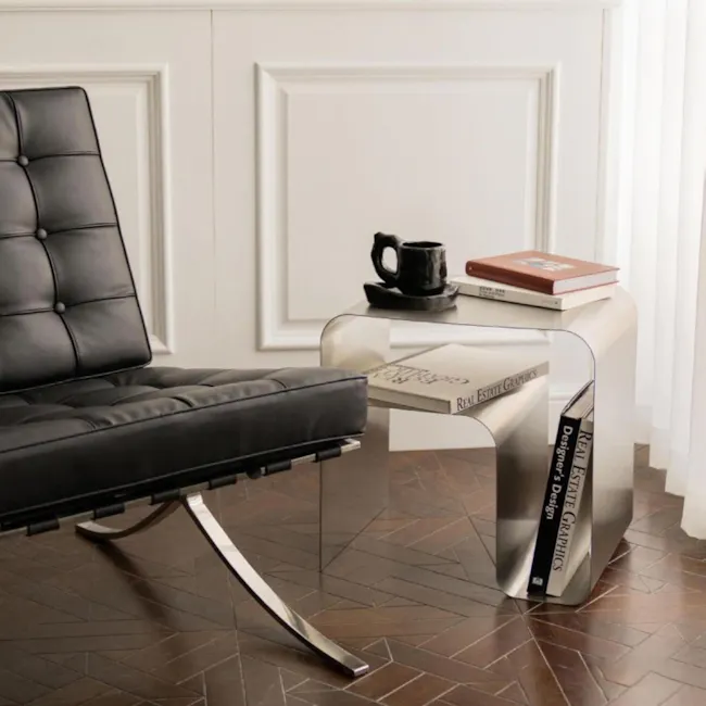 Cruso Side Table (Stainless Steel) - 21