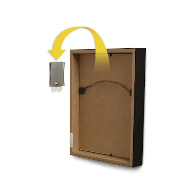Command™ Sticky Nail Sawtooth Metal Hanger for Wired-back frames - 4 - energy-efficient, solar-powered, compact