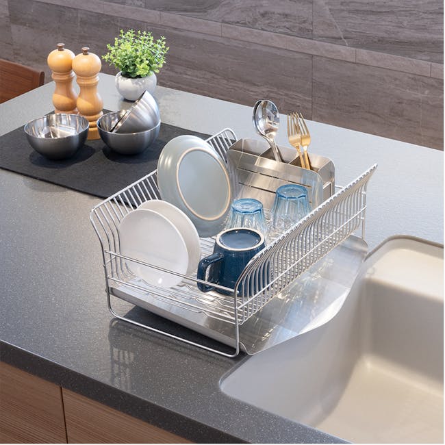 Be Worth Style Hanauta Vertical Dish Drainer Compact - 3