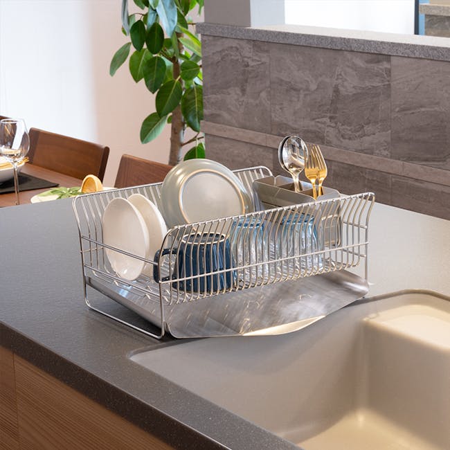 Be Worth Style Hanauta Vertical Dish Drainer Compact - 4