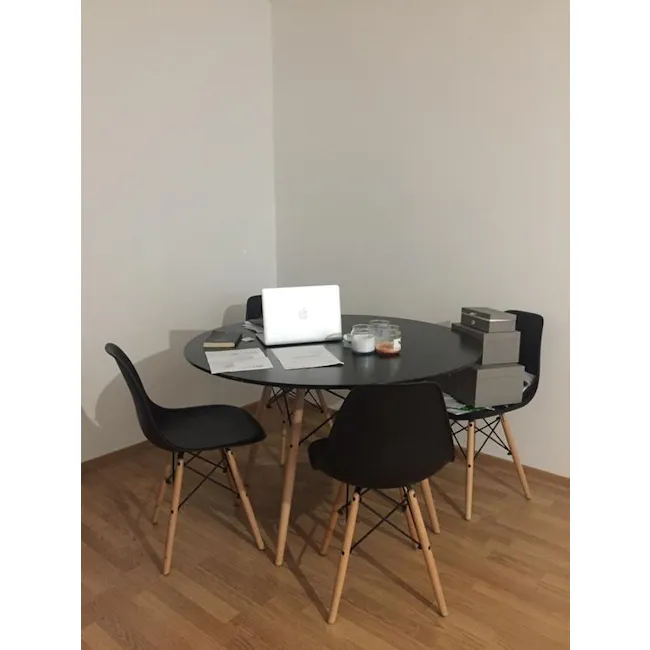 (As-is) Oslo Chair - Natural, Black - 3 - 11