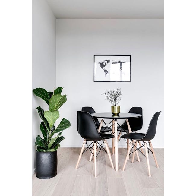 Oslo Chair - Natural, Black - 1