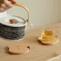 Apple Wooden Coaster Set - 7