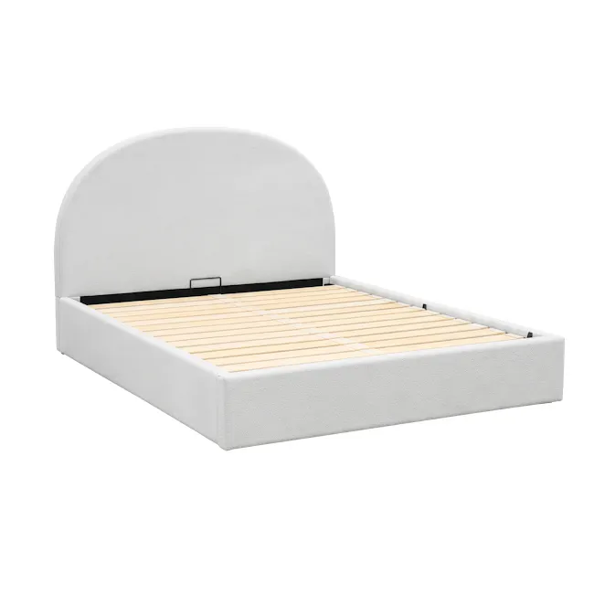 Aspen Super Single Storage Bed - Cloud White - 3