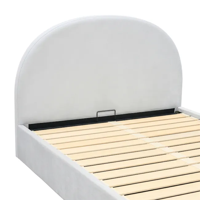 Aspen Super Single Storage Bed - Cloud White - 9