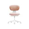 Novix Office Chair - White / Pink