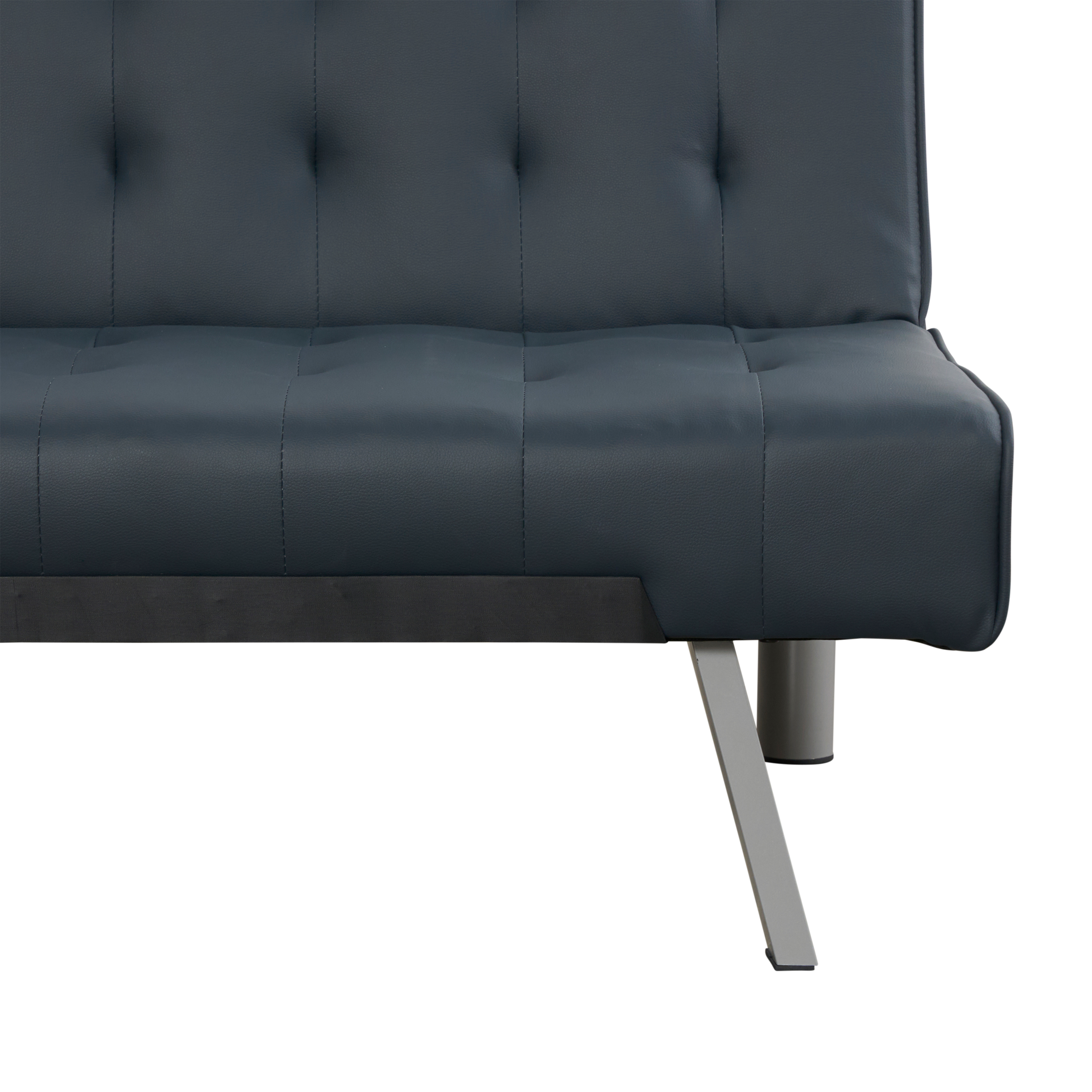 Julia Seater Sofa Bed Slate Grey (Faux Leather), Small Sofas
